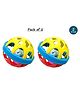 Tiny Tycoonz Teether and Rattle Ball Toy Pack of 2- Multicolour