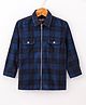 Gini And Jony Full Sleeves Shirt Checks Pattern  - Blue