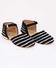 Mine Sole Lace & Stone Detailed Sandals - Black