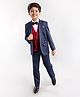 Robo Fry Full Sleeves Solid Color Party Suit - Blue