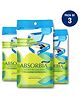 ABSORBIA Moisture Absorber Sachet (100g each) -Pack of 3 Dehumidifier for Small & compact Spaces Fight against Fungus