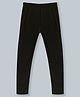 Kiddopanti Solid Ankle Length Legging - Black