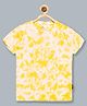Kiddopanti Half Sleeves Tie & Dyed Tee - Yellow