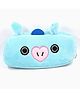 Awestuffs Mang BTS Character Pencil Pouch Soft Toys for Children for Girls Multi Functional Pen Pouch - Blue