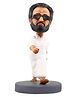 Awestuffs Rajnikanth Thalaiva Car Decoration Bobblehead Action Figure White- Height 15 cm