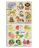 Mingkids Kids Fort Pre Nursery Educational Jigsaw Puzzles Pack Of 2 - 17 Pieces