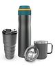 Headway Leader's Plus Trio Combo Oslo Bottle & Java Mug and North Mug Stellar Grey - 750 ml 600 ml & 360 ml