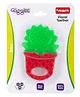 Giggles Floral Teether - Red & Green