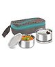 Flair Houseware Lunch Mate 2 Tiffin Box With Insulated Bag - Green