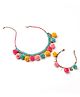 Earthy Touch Premium Bracelet And Necklace Metal Jewellery - Multicolor