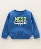 Bodycare Full Sleeves Sweatshirt Text Print - Royal Blue