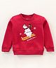 Bodycare Full Sleeves Sweatshirt Polar Bear Embroidery - Maroon