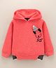 Little Kangaroos Full Sleeves Sweatshirt Dog Print & Applique - Pink