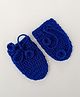 Little Peas Solid Handmade Mittens - Dark Blue