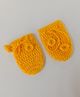 Little Peas Solid Handmade Mittens - Yellow