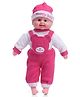 ToyMark Happy Baby Doll Dark Pink - Height 34 cm