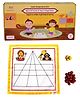 Desi Toys Maa Kali Goats & Tigers Bagh Bakri Classic Strategy Board Game - 23 Pieces