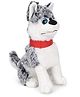 Starwalk Plush Husky Dog Soft Toy Grey - 28 cm
