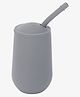 ezpz Happy Cup with Straw System Grey - 236 ml