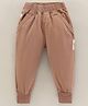 Little Kangaroos Full Length Trouser Solid Color - Brown