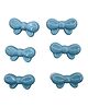 SYGA Children's 6 Safety Bow Baby Slobber Towel Pin - Bow Blue
