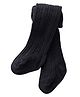 SYGA Baby Tights For Girls Soft Cotton Infant Leggings Toddler Solid Knit Stockings Socks Pants - Black