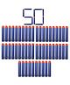 Syga Plastic Foam Toy Bullet Dart Blue - 50 Pieces