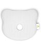 Cushows Memory Foam Cat Face Baby Head Shaping Pillow to prevent Flat Head Syndrome in Organic Water Resistant Fabric - White