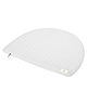 Cushows Memory Foam Bassinet Half Crib Wedge Anti Colic Pillow for Nasal Congestion, Acid Reflux in Organic Water Resistant Fabric -White