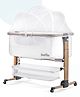 Bonfino Zenith Crib Cum Bedside Bassinet - White