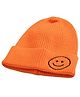 Momisy Smile Design Winter Cap Solid Orange - Diameter 16 cm