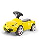 Rastar Ferrari 458 Manual Push Car Ride On - Yellow