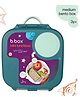 b.box Leakproof Bento Mini Lunchbox for School Kids, 1L capacity - Green