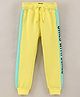Vitamins Full Length Lounge Pant Text Printed  - Yellow