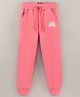 Vitamins Full Length Lounge Pant Text Embroidered - Blush Pink