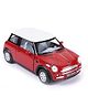 Kinsmart Mini Cooper Diecast Car Toy - Red & White