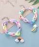 Babyhug Free Size Bracelets Cloud & Rainbow Design Pack of 2- Multicolor
