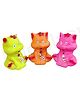 FunBlast Cat Bath Toys for Baby Pack Of 3 - Multicolor