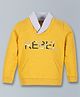 Plum Tree Full Sleeves Rebel Print Sweatshirt - Yellow