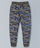 Plum Tree Camouflage Printed Jogger Track Pants - Grey