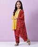 Biba Ochre Yellow Nylon Flared Suit Set