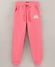 Vitamins Full Length Lounge Pant Rainbow Embroidered - Pink