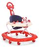 Babyhug Musical Walker Bear Face - Black Red