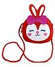 SYGA Children Rabbit & Bow Sling Messenger Bag Coin Bag Cartoon Backpack - Red