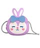 SYGA Children Rabbit & Bow Sling Messenger Bag - Purple