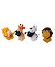Rising Step Chu Chu Animal Theme Bath Toys Large Size Multicolor - 4 Pieces