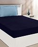 BEDCOV Double Bed Waterproof  Mattress Protector - Navy Blue