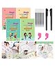 MIHAR ESSENTIALS Sank Magic Reusable Tracing Book Pack of 4 - English
