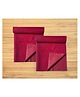 The Little Lookers Quicky Dry Sheets Massage Mats Water Proof Bed Protector Crib  Sheets for Baby Small & Medium Pack of 2 - Maroon