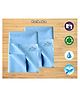 THE LITTLE LOOKERSQuicky Dry Sheets/Massage Mats/Water Proof Bed Protector/Crib Sheets  for Baby Small & Medium, Sky Blue - Pack of 2